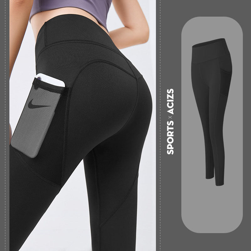 Women's High-Waisted Yoga Leggings with Pockets
