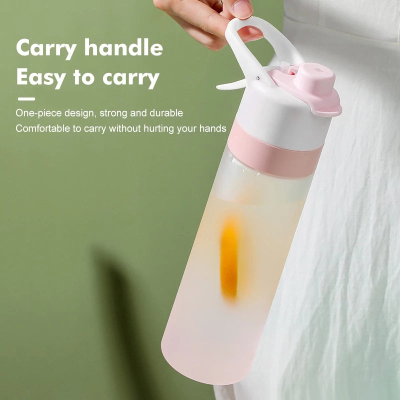 Large Capacity Spray Water Bottle for Sports Fitness and Travel