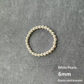 Three-Color Pearl Elastic Bracelet for Women