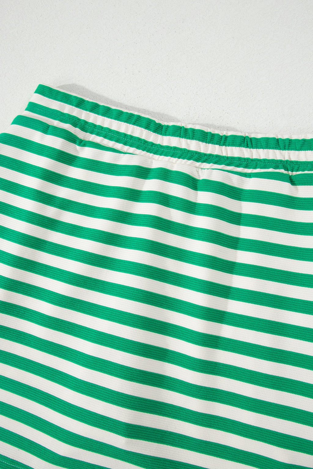 Striped Sleeveless Quarter Zip Knit Skort Set - Women's 2pcs Set
