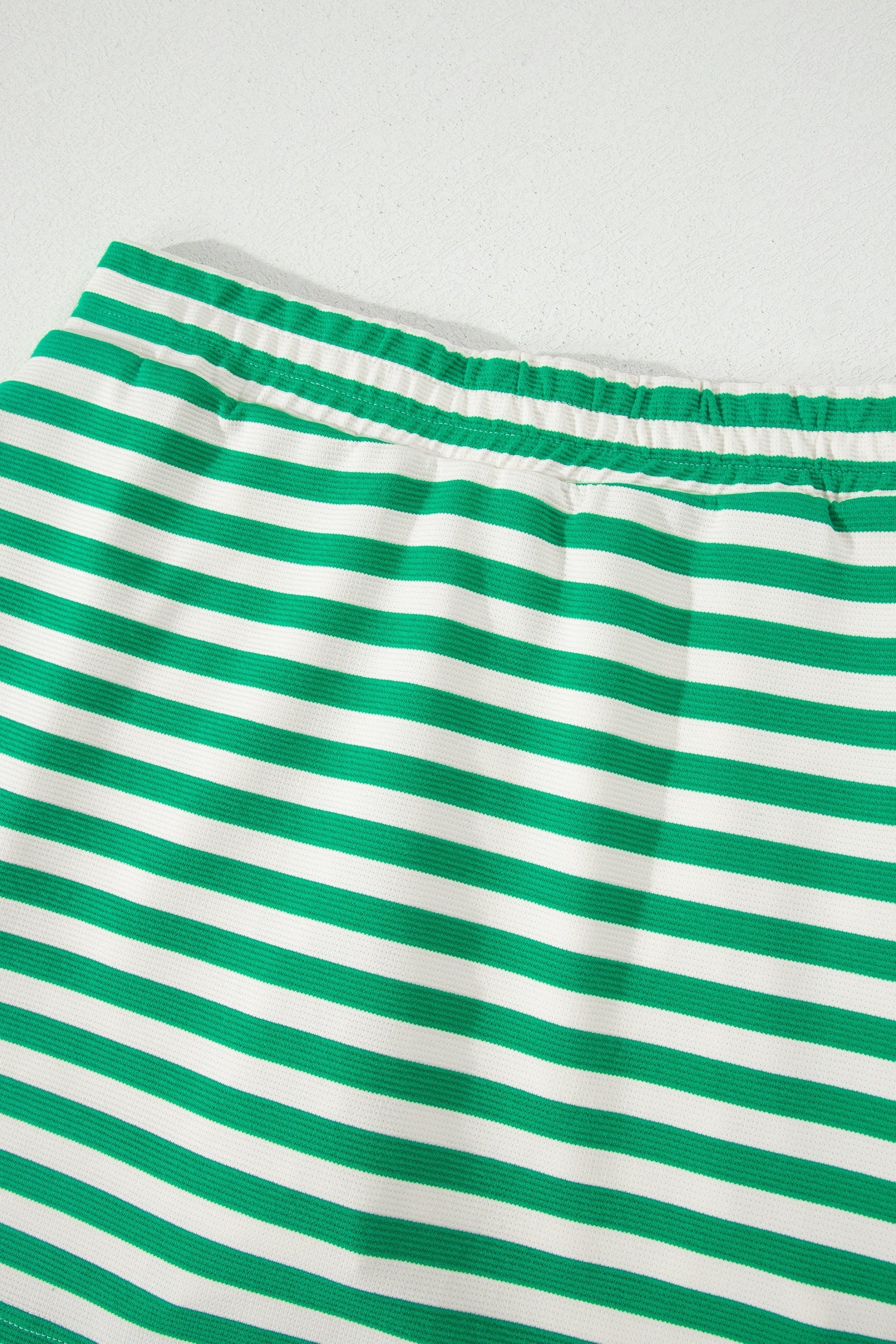 Striped Sleeveless Quarter Zip Knit Skort Set - Women's 2pcs Set