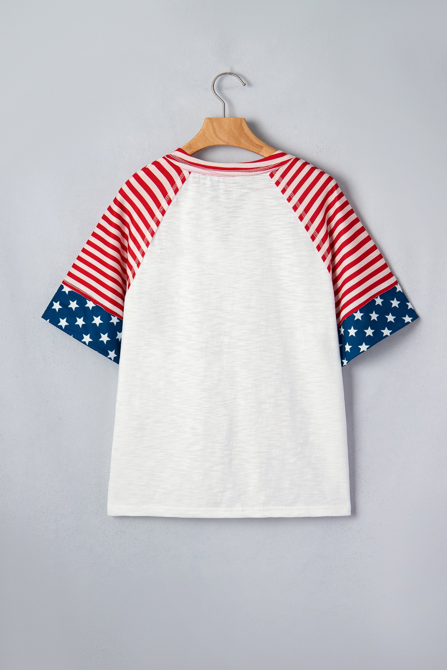 Katalina Inspired Patriotic Short Sleeve V-Neck Top