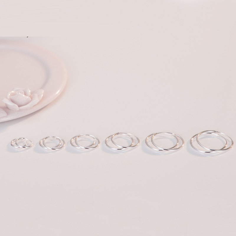 Personality, Elegance And Simplicity Round Ring Earrings