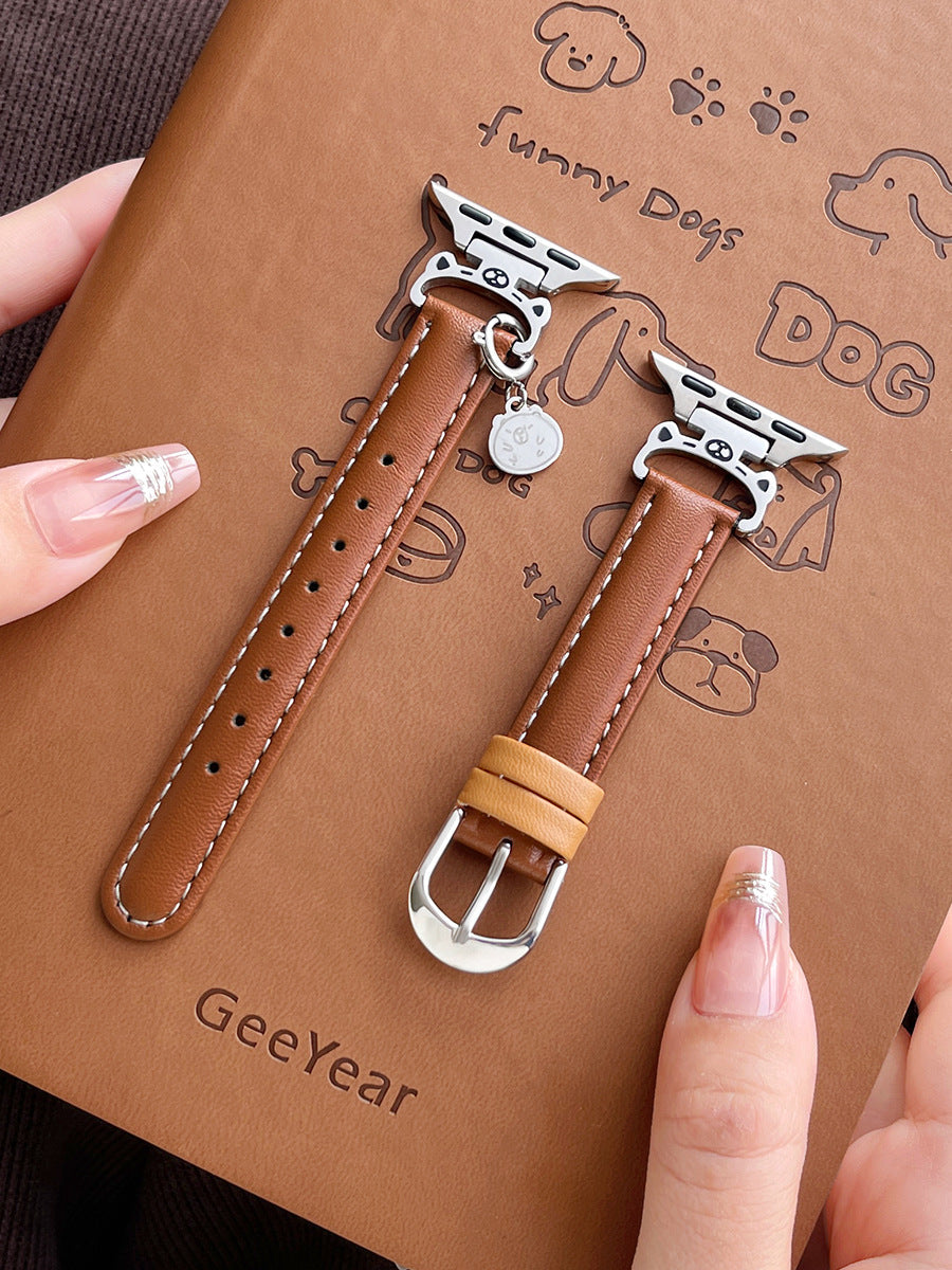 New Microfiber Leather Wristband Watch Strap
