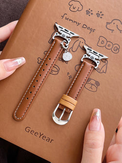 New Microfiber Leather Wristband Watch Strap
