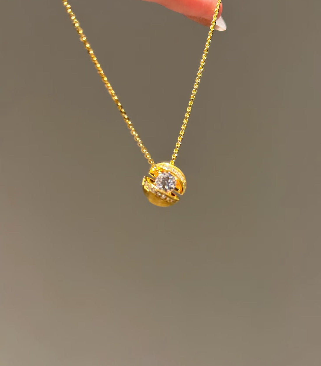 Floating Planet Minimalist Versatile Necklace And Bracelet Set