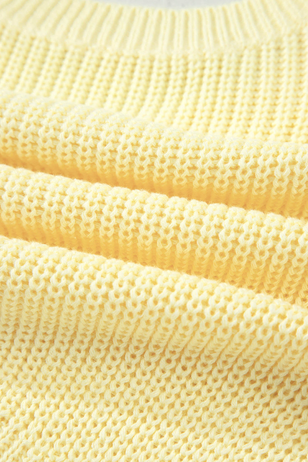 Solid Cropped Tie Back Cutout Knit Tank in Yellow