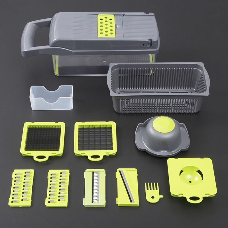 Multifunctional Kitchen Vegetable Cutter: Slicing & Dicing Tool