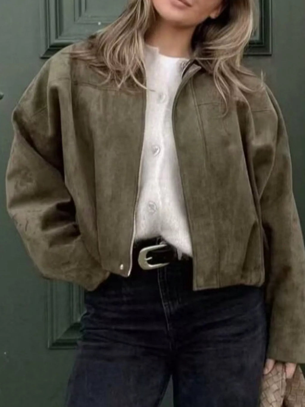 Zip Up Oversized Jacket