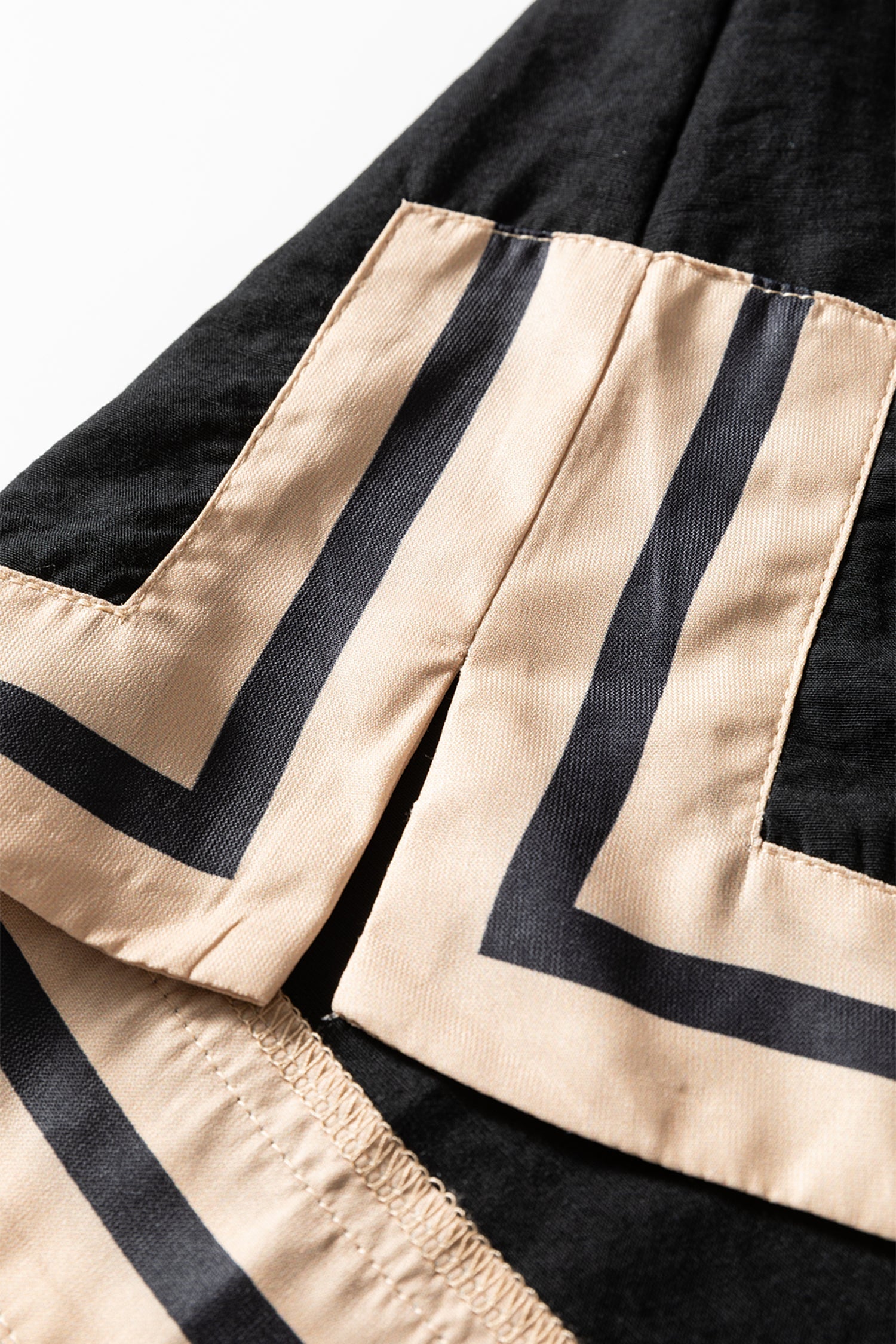 Plus Size Striped V-Neck Mini Dress - Shift Style