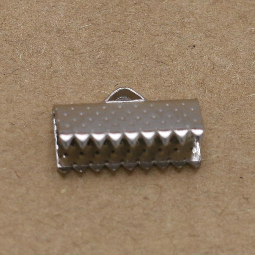 Flat Wire Clip Leather Cord Buckle Jewelry Material Accessories