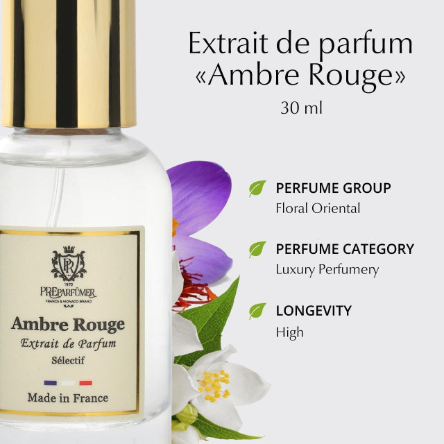 Ambre Rouge - Extrait de Parfum | Luxury Amber Perfume Made in France