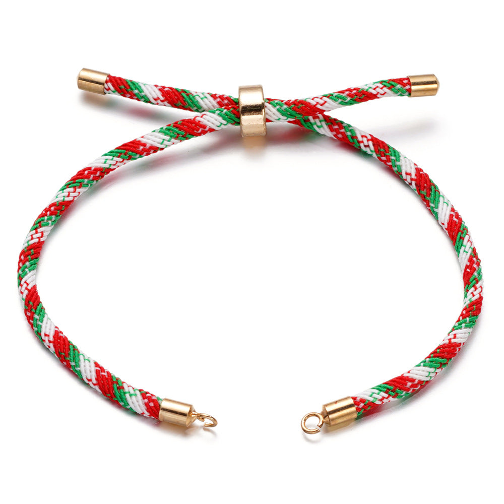 DIY Jewelry Accessories Christmas Semi-finished Adjustable Wrist Cord