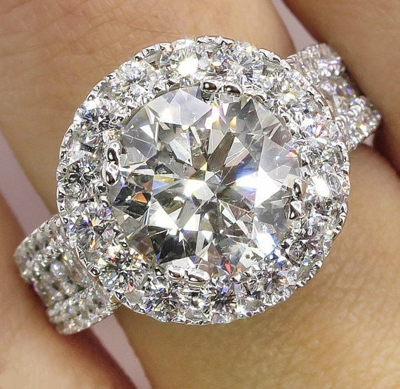 New Arrival Women's Micro Pave Full Zircon Ring, Silver Plated Band