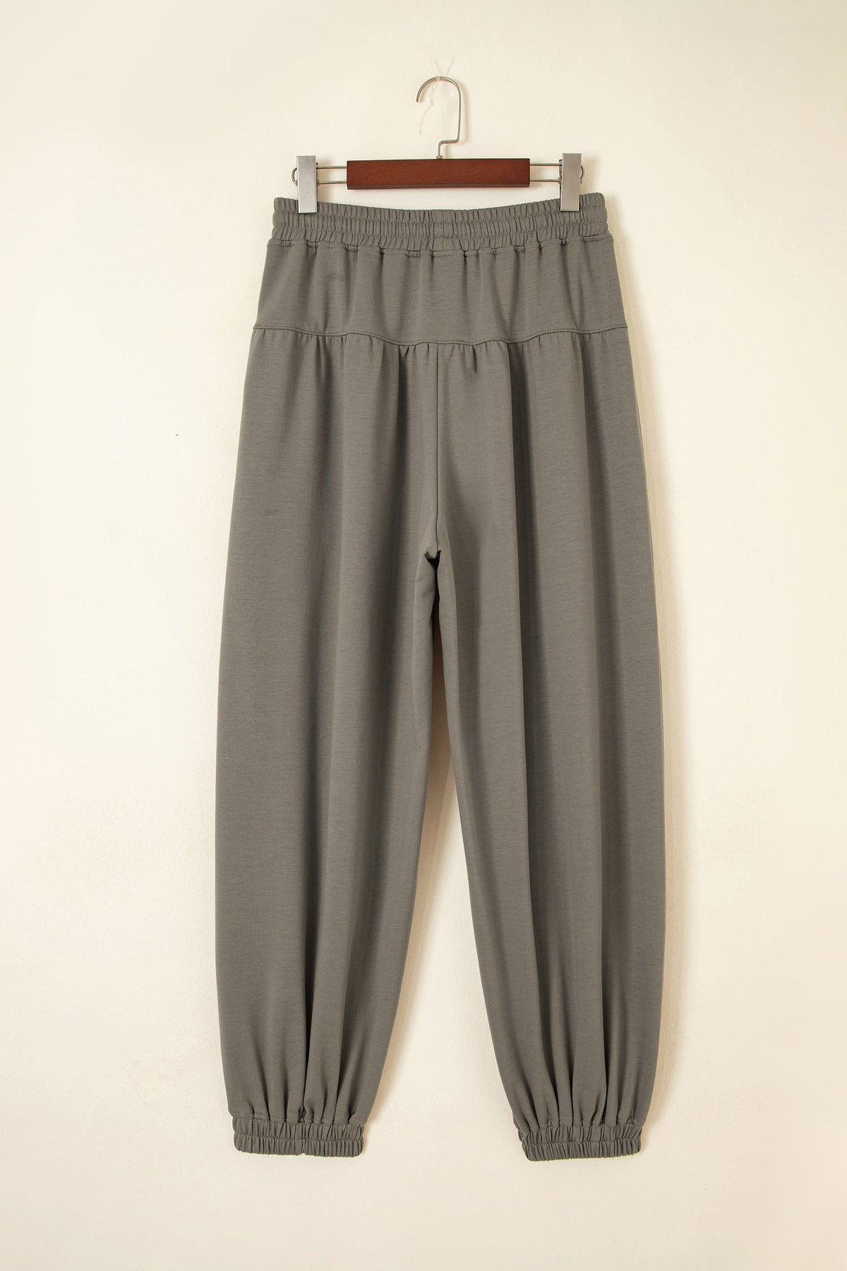 Seagrass Elastic Waist Drawstring Wide Leg Full Length Pants