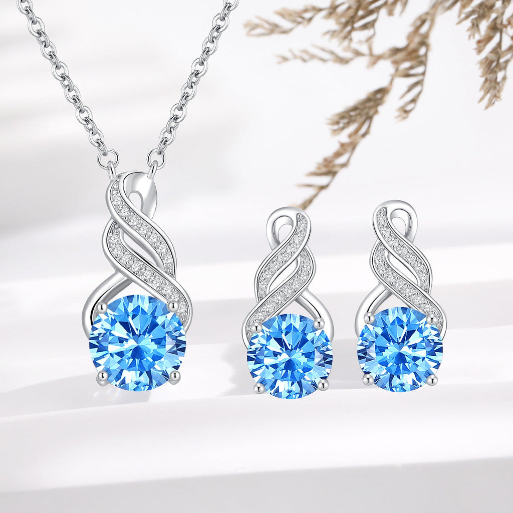 Cross Moissanite Earrings For Women