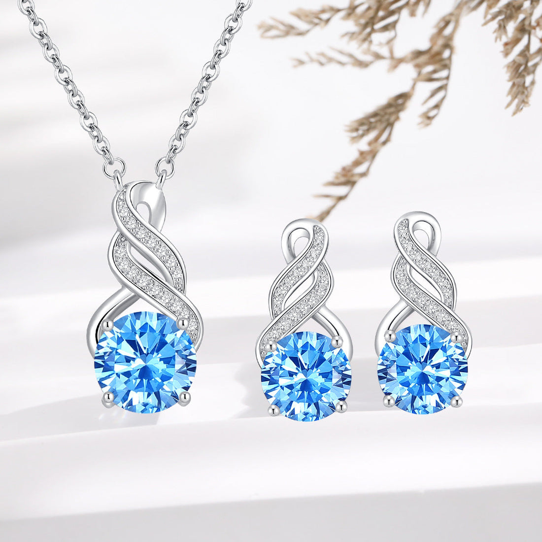 Cross Moissanite Earrings For Women
