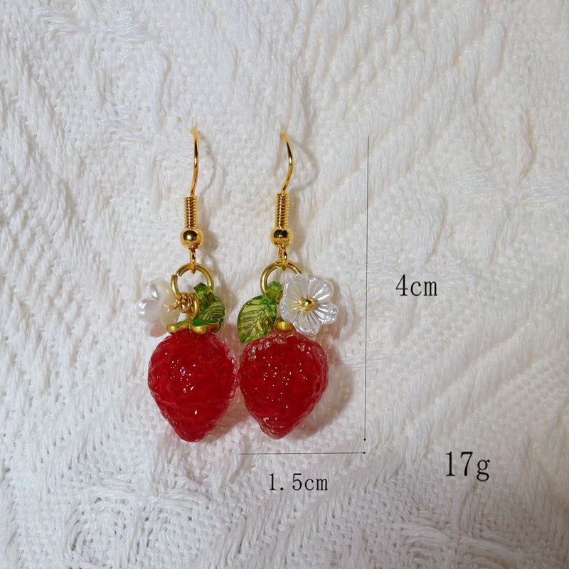 Whimsical Leaf Pendant Earrings in Vibrant Creative Resin Colors