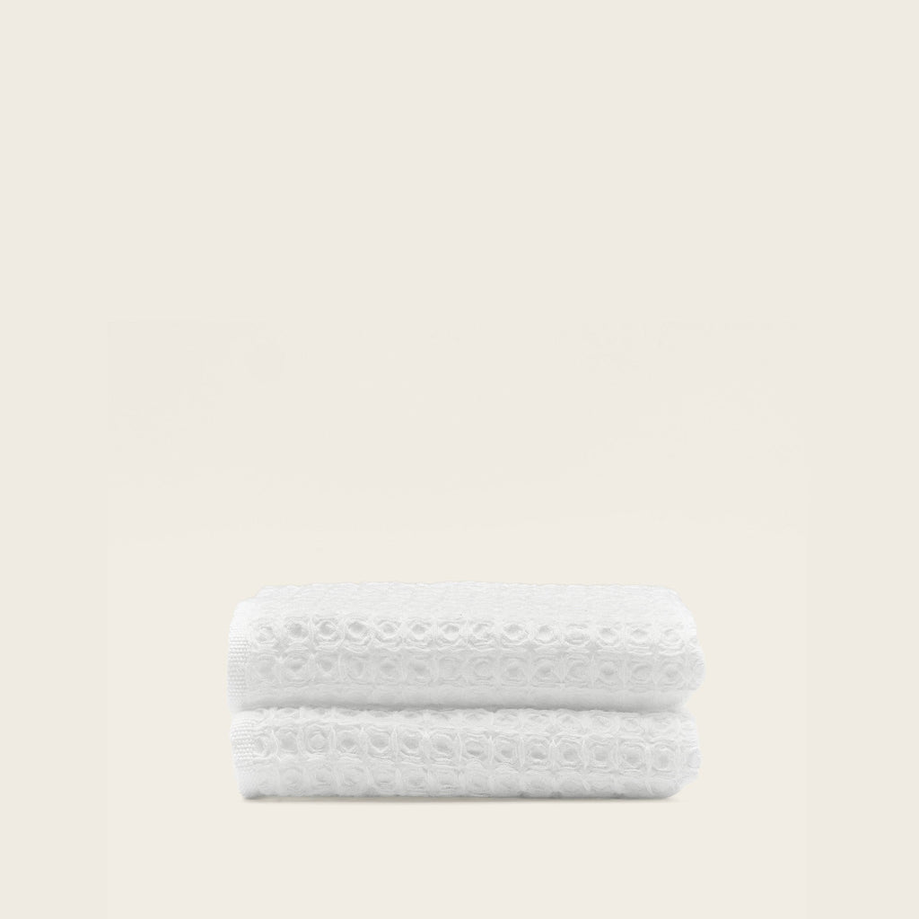 Sedona White Cotton Waffle Weave Bath Towel - Image 24
