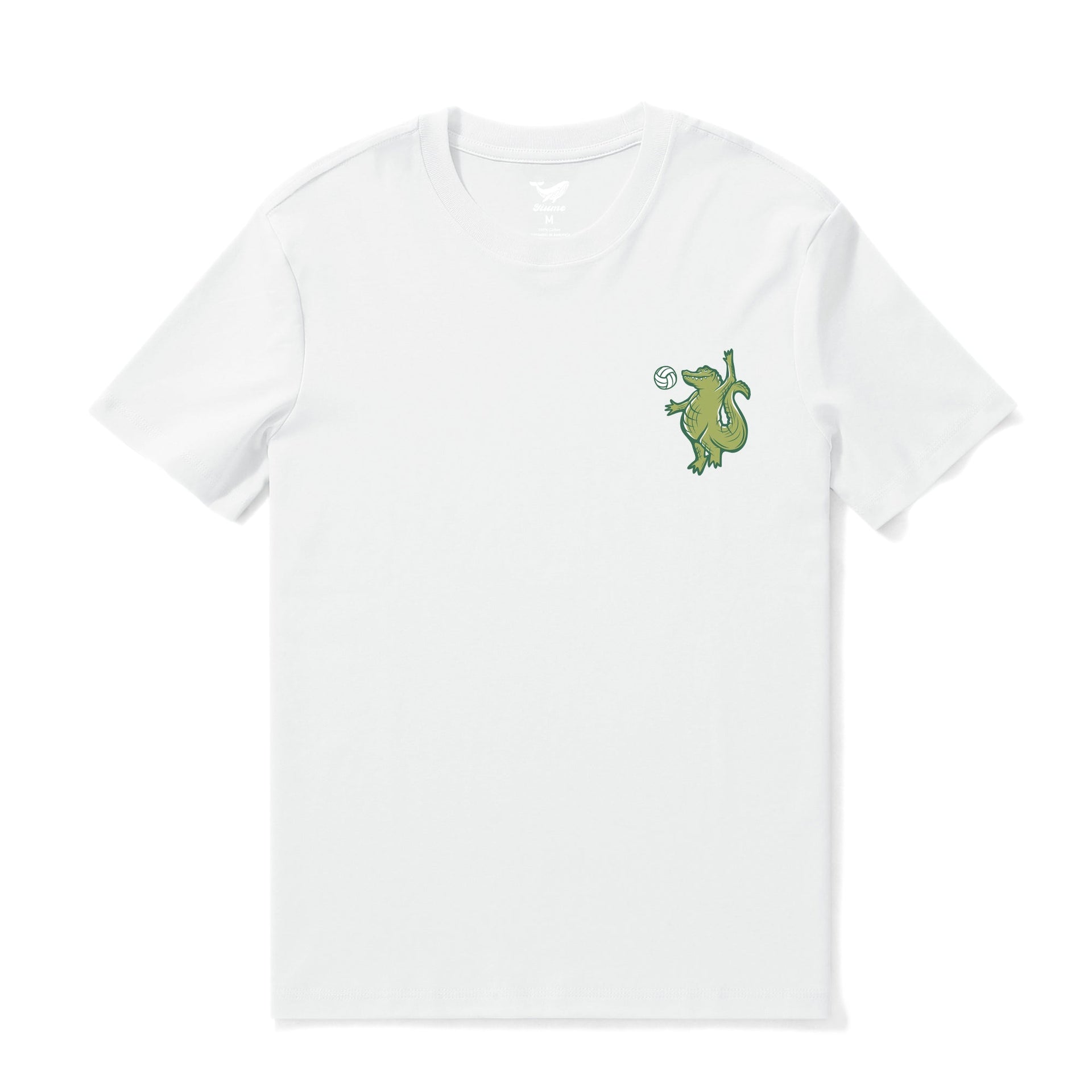 White Hawaiian Graphic Tee: Backyard Beach Party Cotton T-Shirt