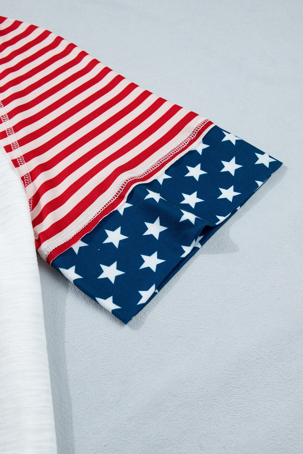Katalina Inspired Patriotic Short Sleeve V-Neck Top