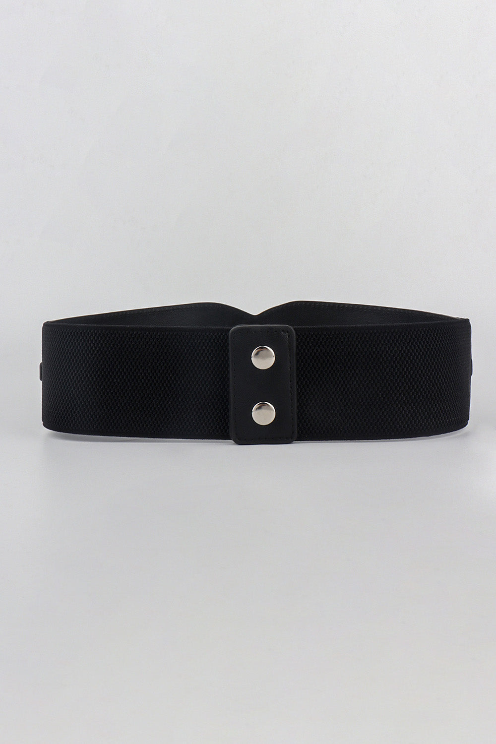 Wide Elastic PU Belt Adjustable Fashion Waist Accessory