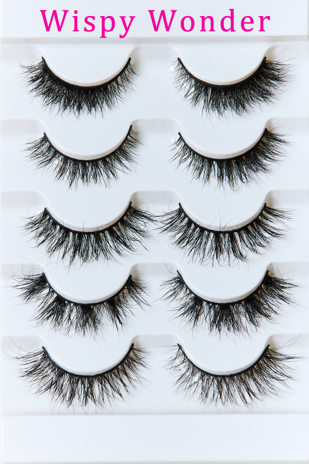 Wispy Wonder Mink Eyelashes Variety Pack 5 Pairs - Image 2