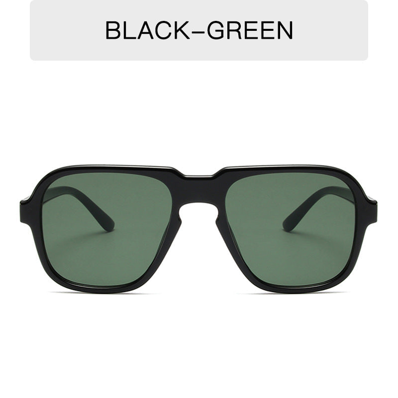 Vintage Large Rim Sunglasses Retro Fashion Driving Shades