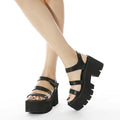 High Heel Women's Sandals with Thick Platform Soles