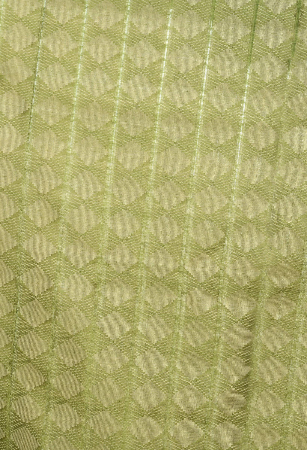 Mehendi Green Handloom Cotton Dupatta - Ethnic Accessory