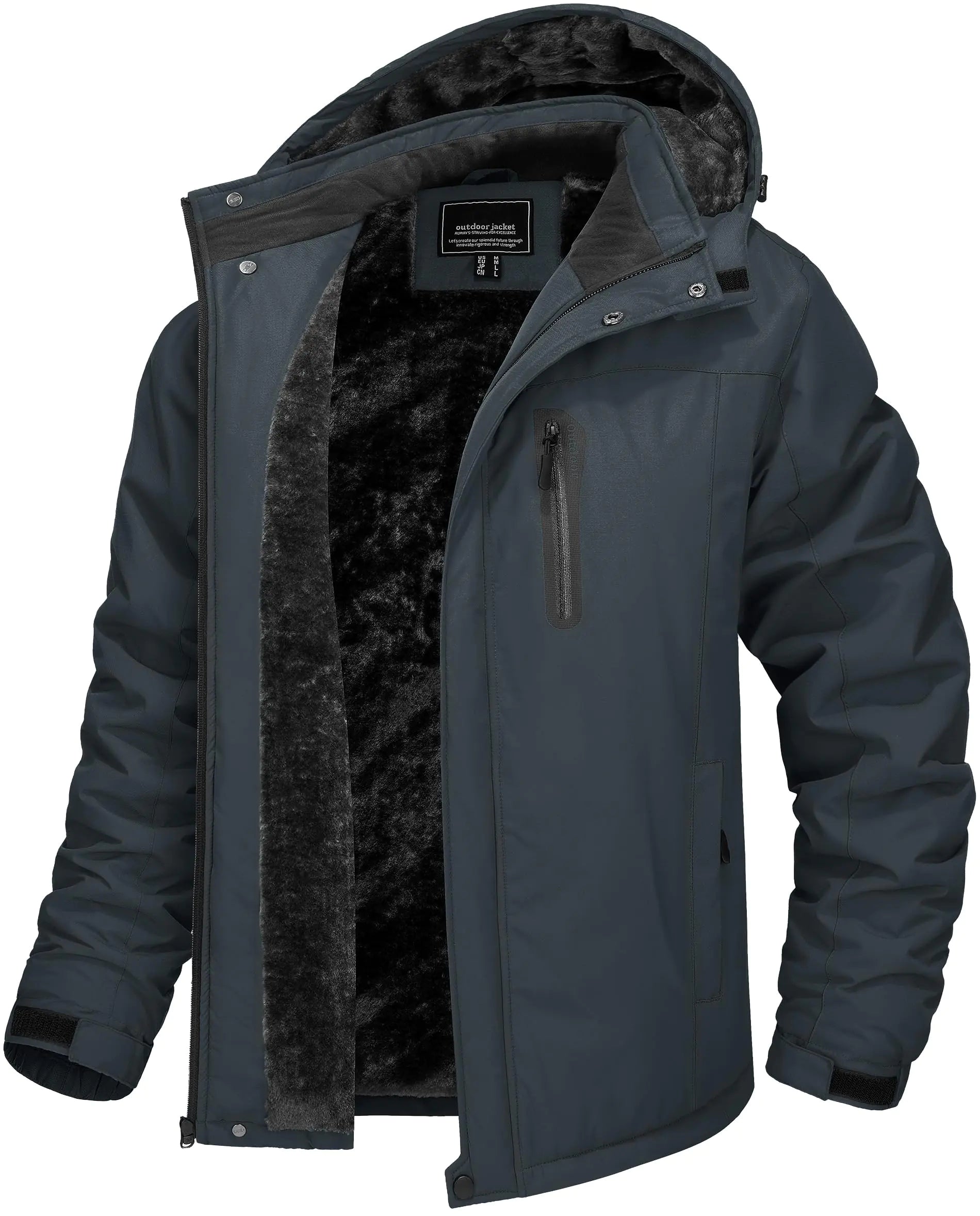 TACVASEN Mens Ski Jacket Snowboarding Winter Jacket Outdoor Windbreaker Waterproof Jacket with Pockets