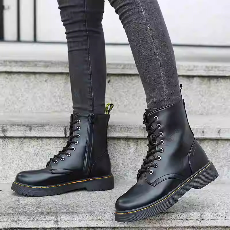 Women's Martin Short Boots – Classic Lace-Up