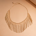 Fashionable Metal Tassel Necklace