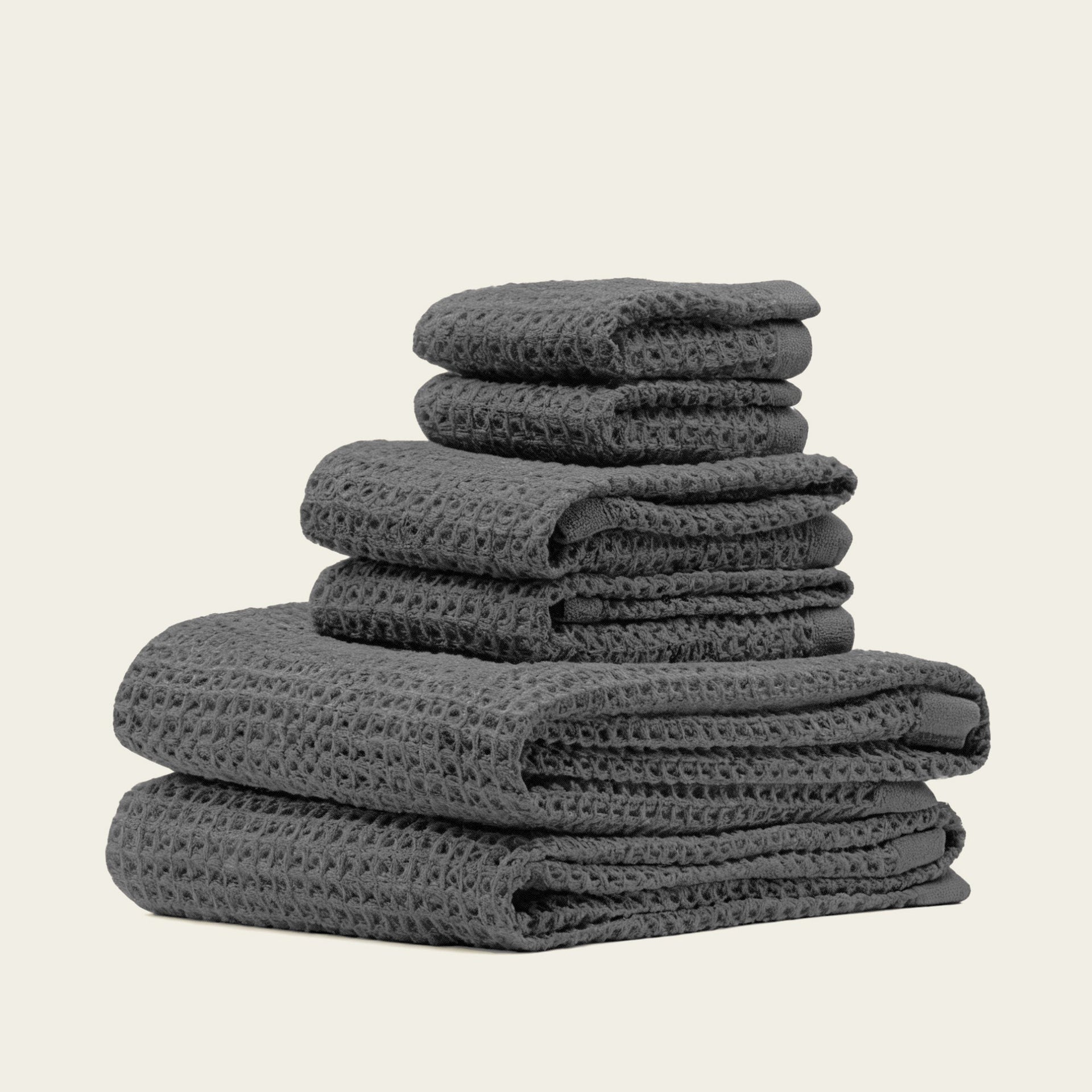 Sedona White Cotton Waffle Weave Bath Towel - Image 43
