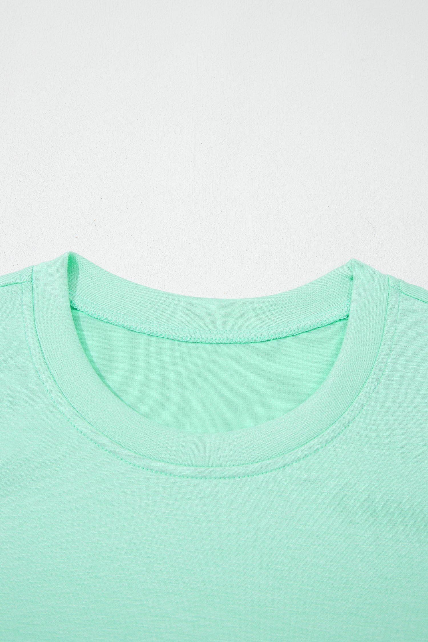Mint Green Knit Tank Top & Wide-Leg Drawstring Pant Lounge Set