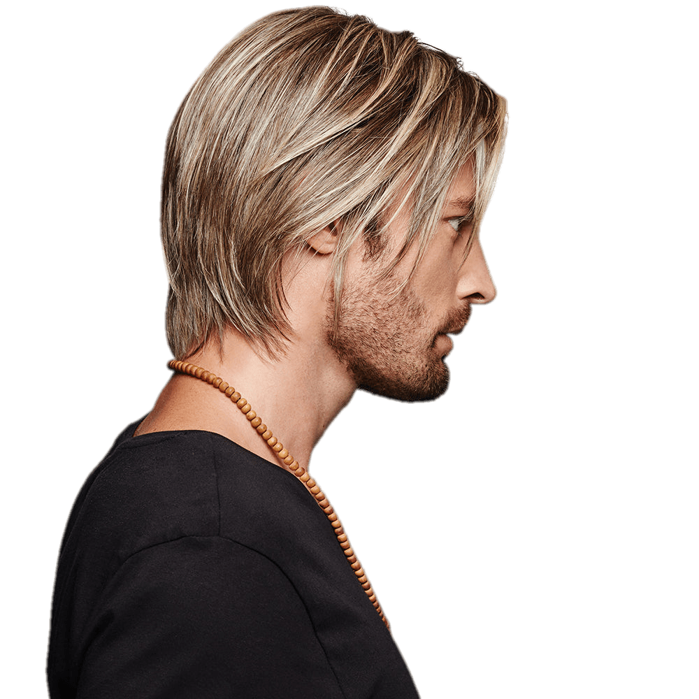 Daring Men's Lace Front Wig with Heat-Friendly Excelle Fiber