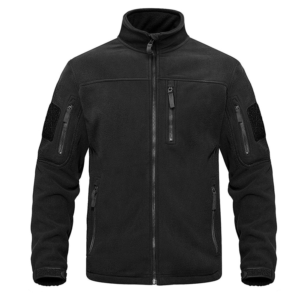 Dark Blue Tactical Fleece Windbreaker Hiking Work Jacket