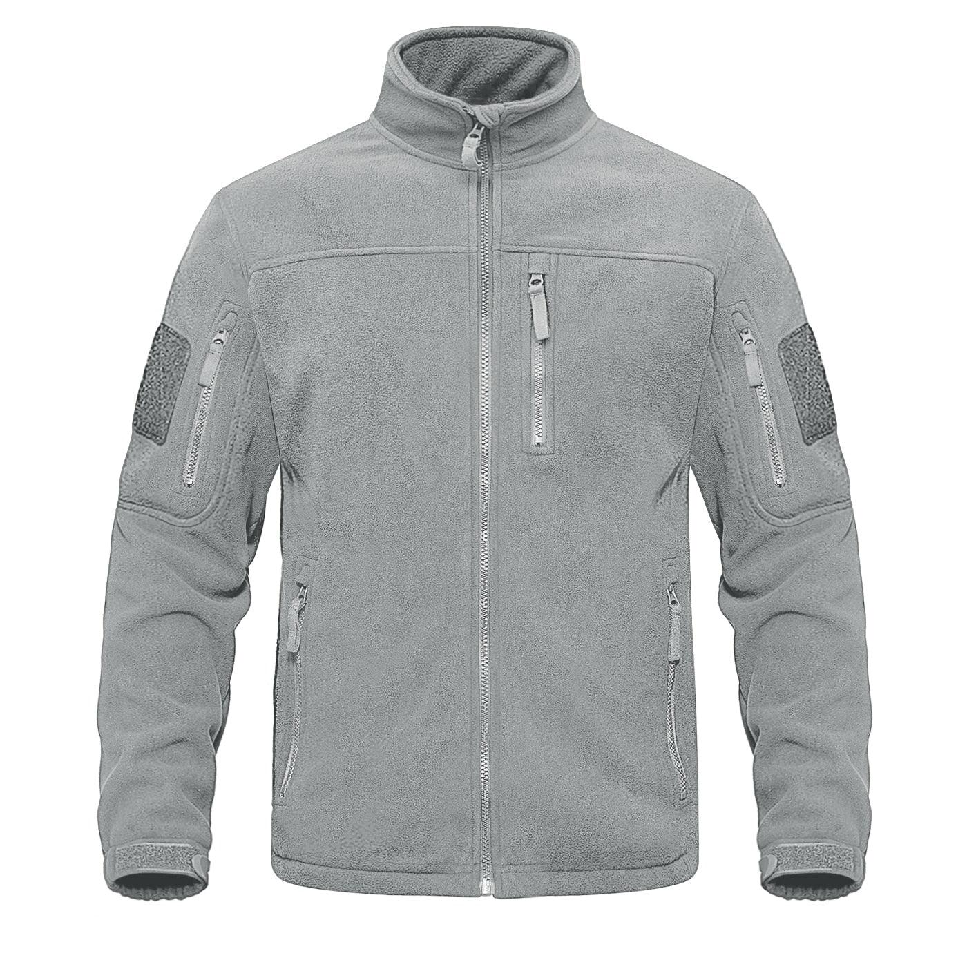 Dark Blue Tactical Fleece Windbreaker Hiking Work Jacket