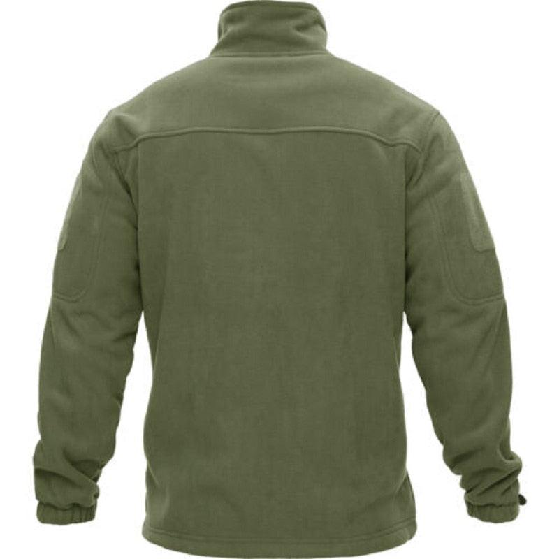 Dark Blue Tactical Fleece Windbreaker Hiking Work Jacket