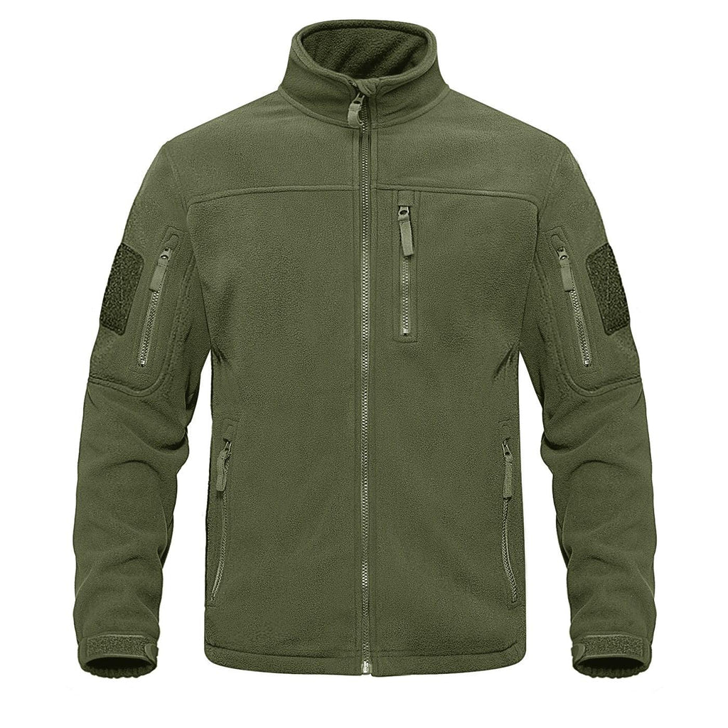 Dark Blue Tactical Fleece Windbreaker Hiking Work Jacket