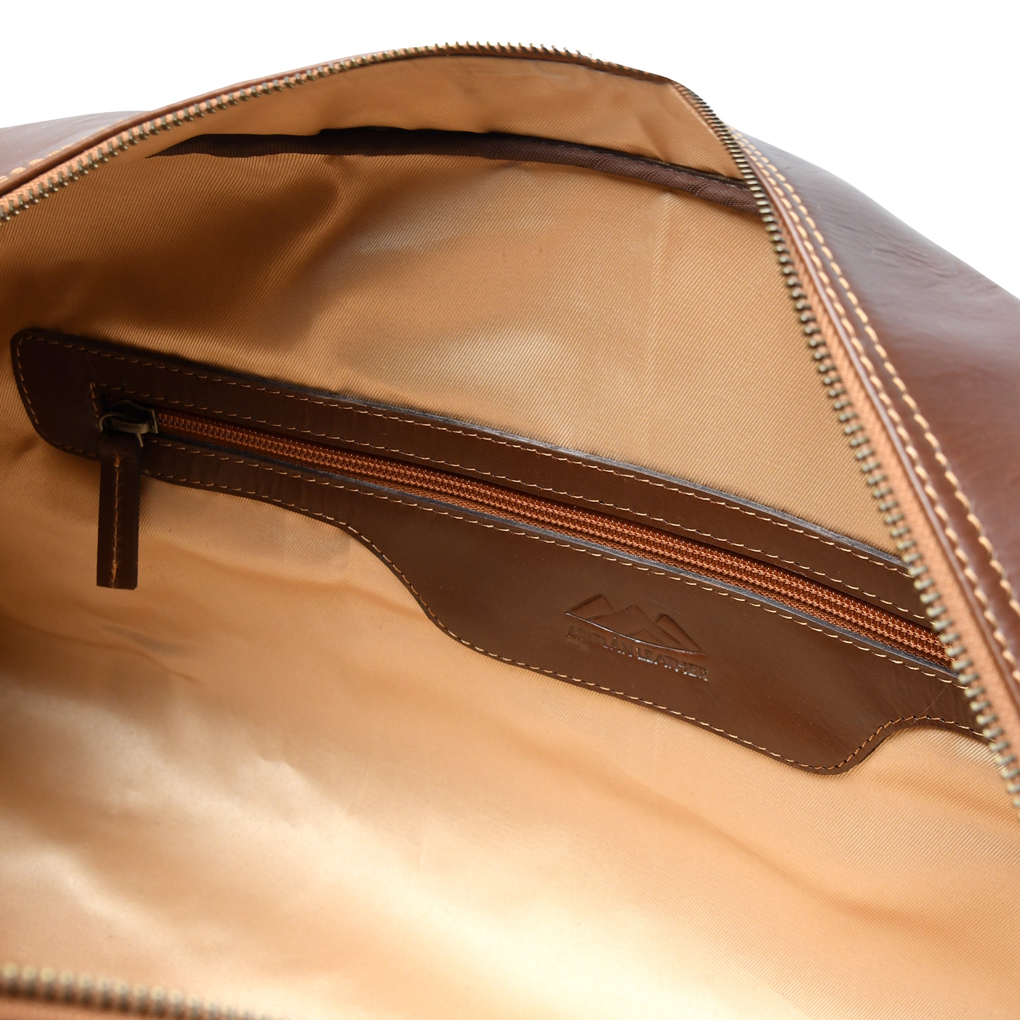 Dark Brown Leather Duffle Bag | Weekend Travel