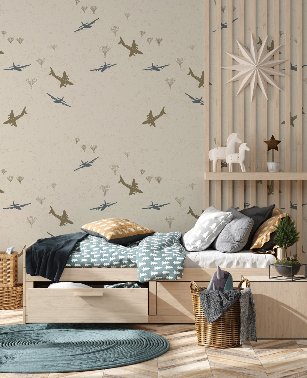 Truman Wallpaper by The Rosenborg Company