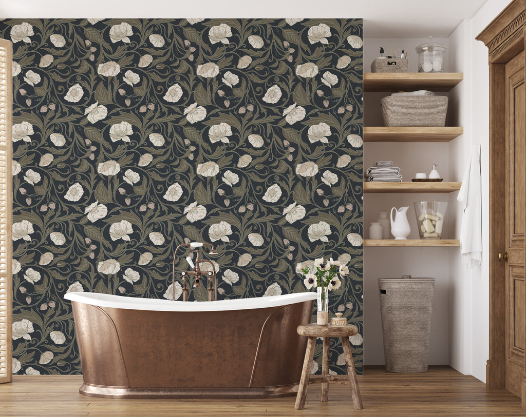 Sigrid Wallpaper by Wirihana Design