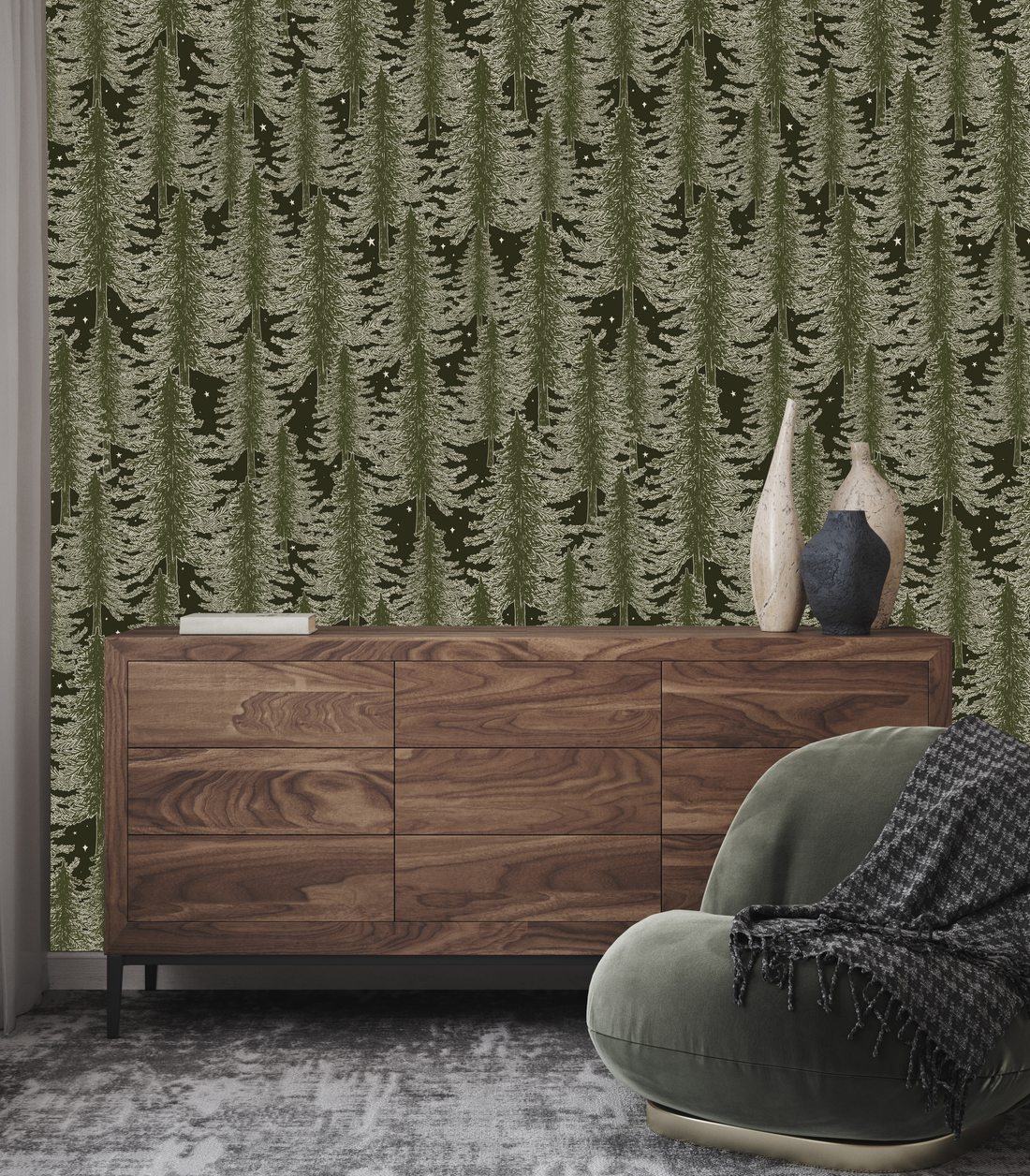 Mason Wallpaper Removable Peel and Stick Decor by Brittany Polatis