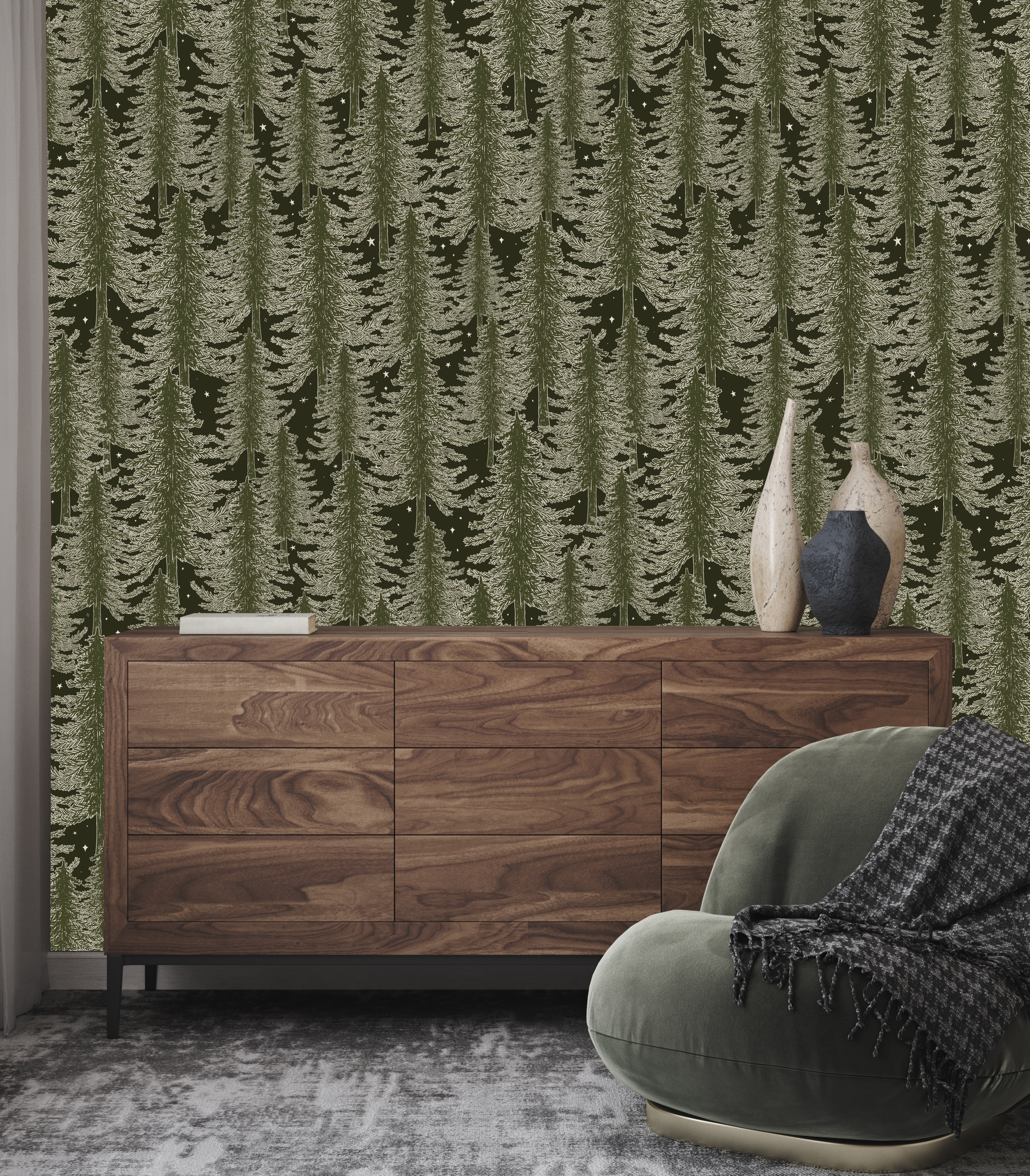 Mason Wallpaper Removable Peel and Stick Decor by Brittany Polatis