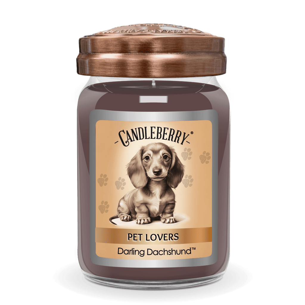Darling Dachshund Large Jar Candle | 135-Hour Soy Blend