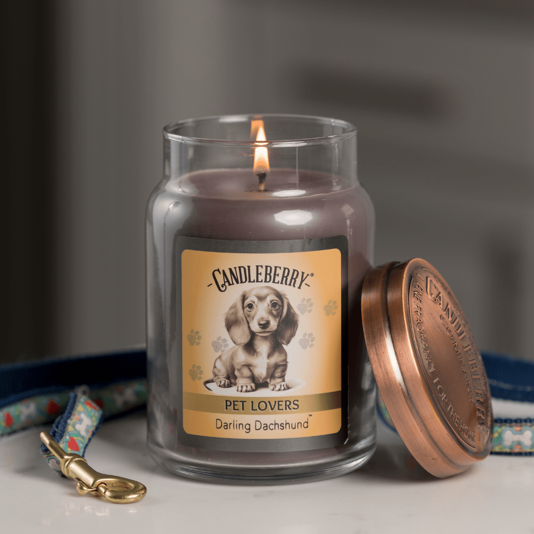 Darling Dachshund Large Jar Candle | 135-Hour Soy Blend