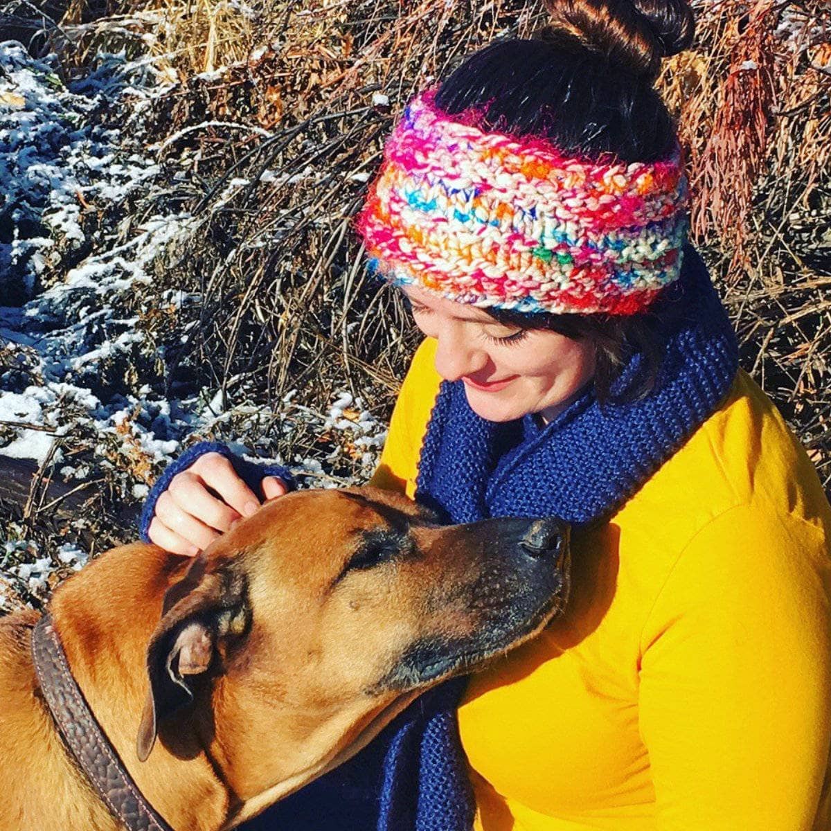 Darn Cute Ear Warmer Knitting Pattern - Chunky Headband Kit