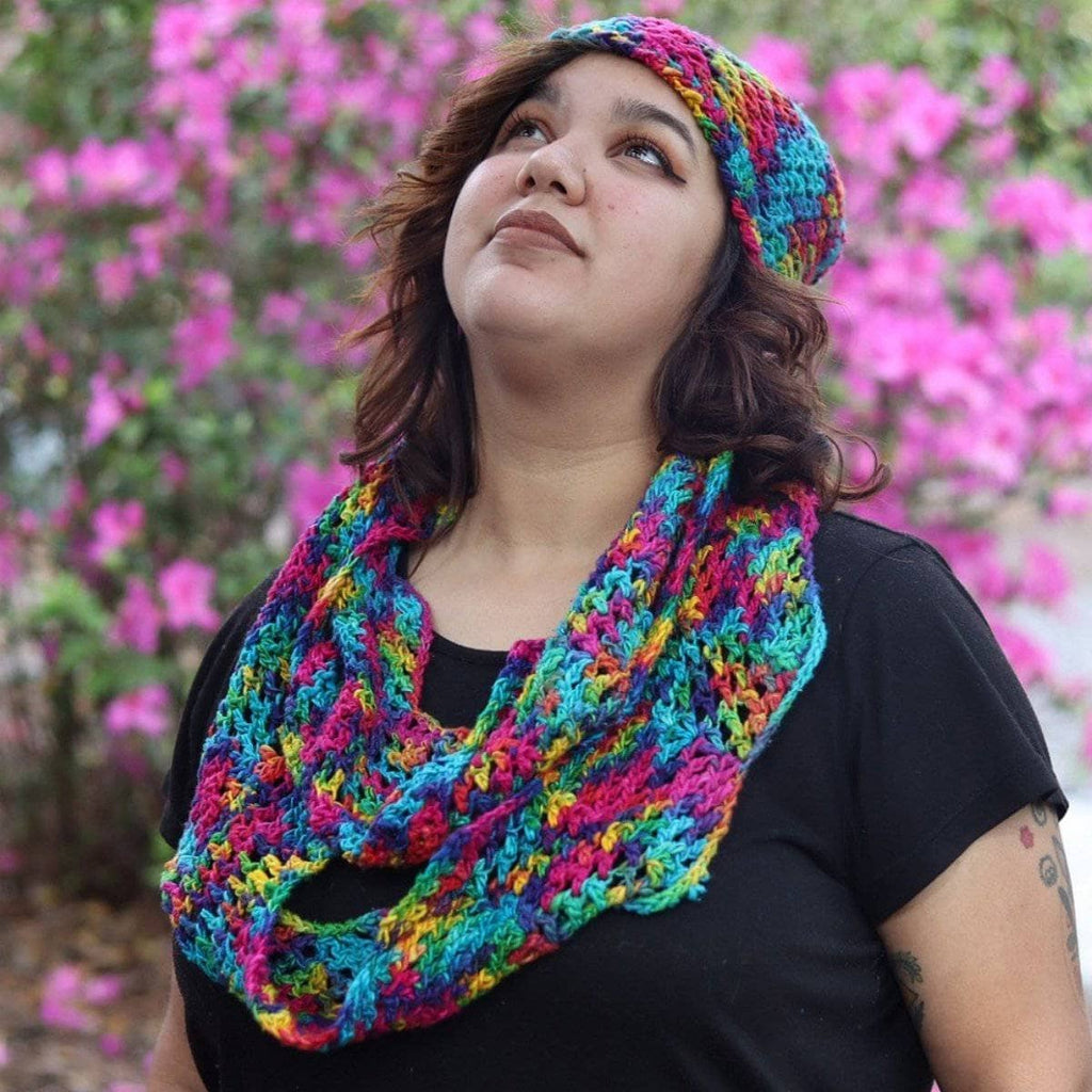 Ripple Slouch Hat Crochet Pattern - Vibrant Bohemian Knit Accessory