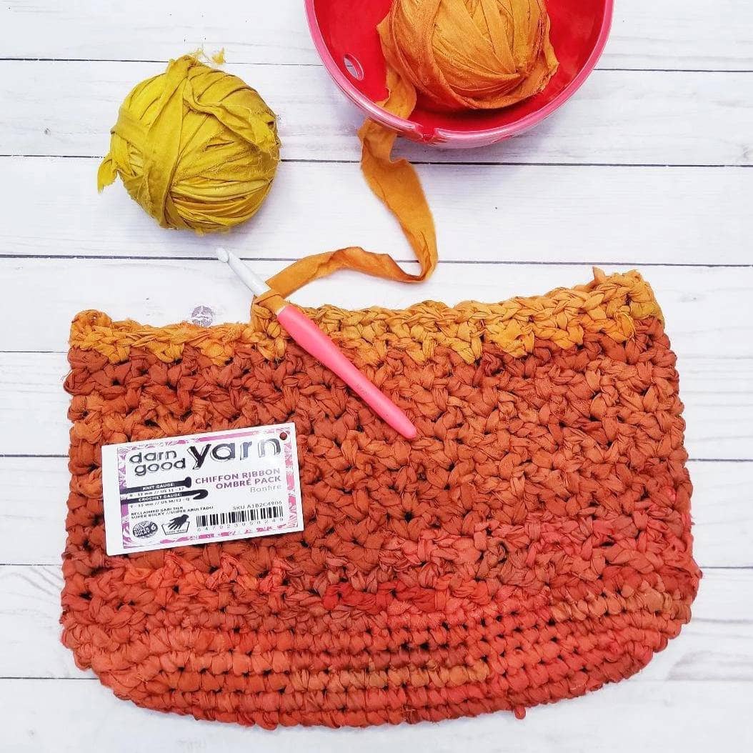 Darn Good Tote Bag Crochet Kit - Handmade Market Purse
